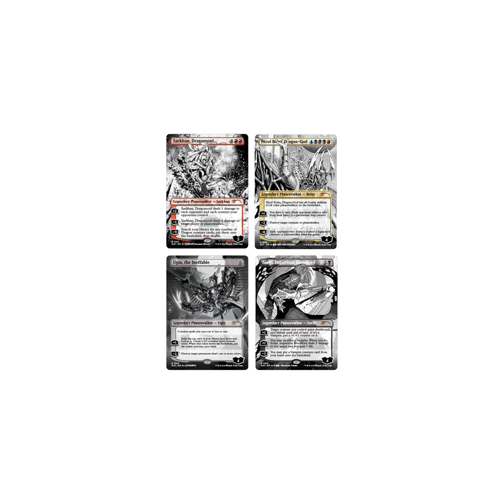 Magic the Gathering: Secret Lair Borderless Planeswalkers