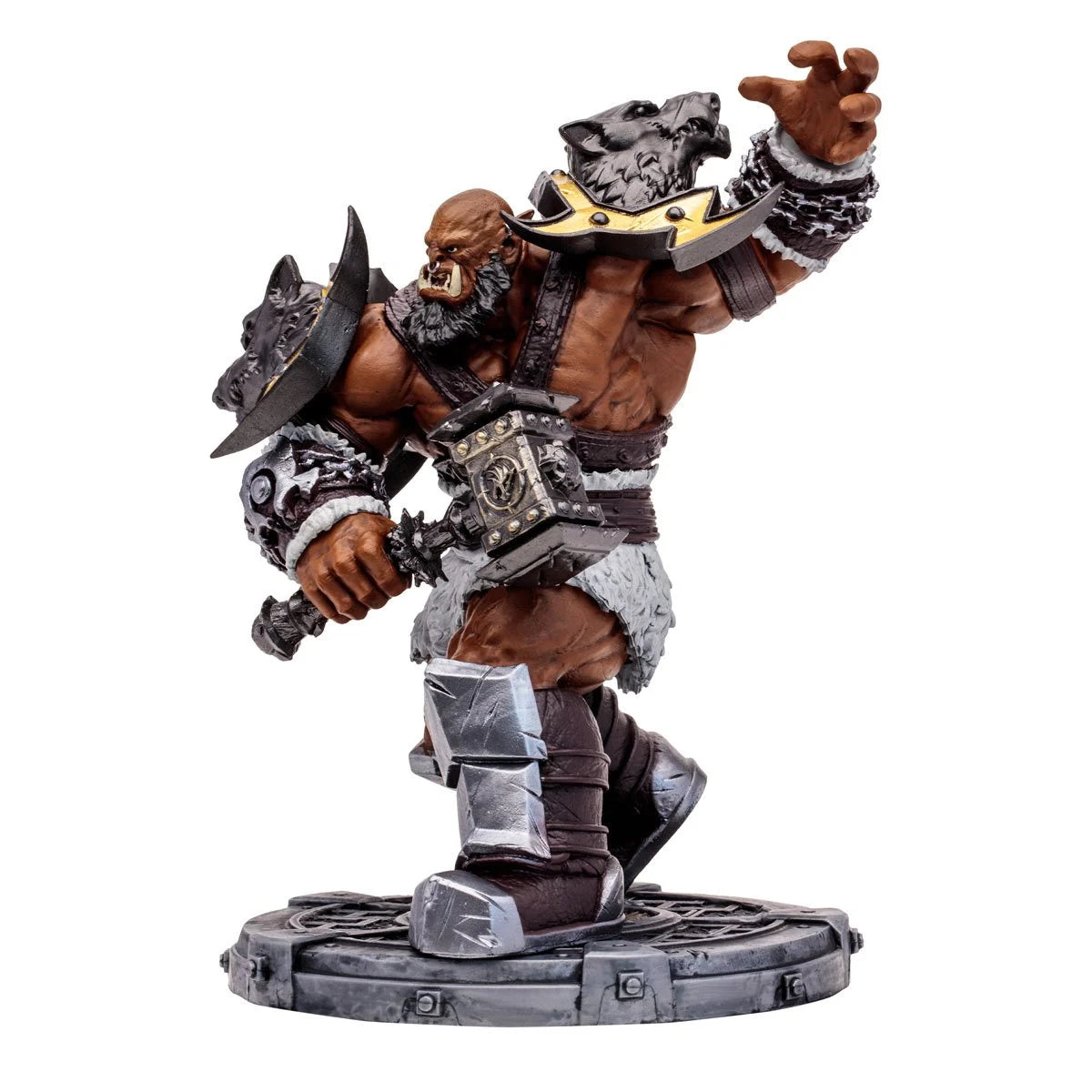 World of Warcraft Wave 1 Orc Shaman Warrior Epic 1:12 Scale Posed Figure