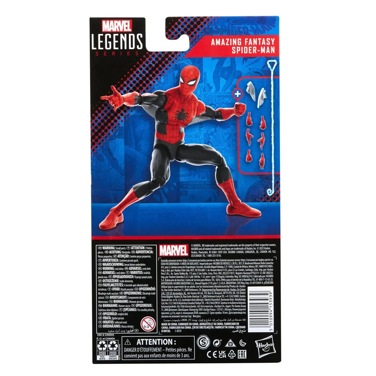 Marvel Legends: 60th Anniversary Amazing Fantasy Spider-Man 6-inch Action Figure