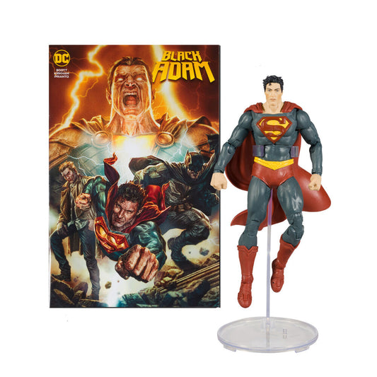 Page Punchers: Superman 7-Inch figure with Black Adam Comic