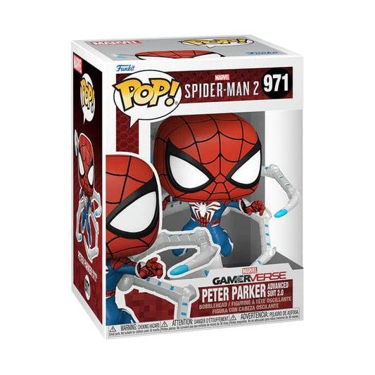 **PREORDER** Marvel's Spider-Man 2 Peter Parker Advanced Suit 2.0 Funko Pop! Vinyl Figure #971